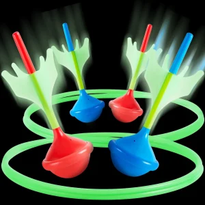 6Pcs Lawn Darts Games Set Glow in The Dark
