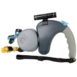 Retractable Dual Dog Leash W/Light