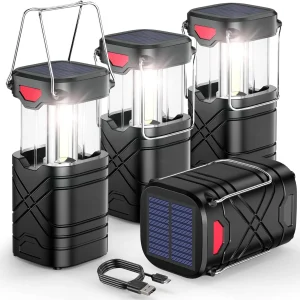 4 Pak Solar/Battery/USB Lights